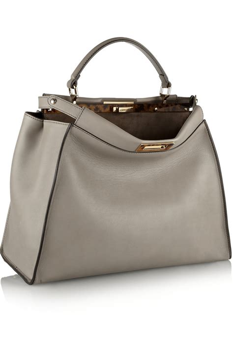 fendi peekaboo medium leather tote.